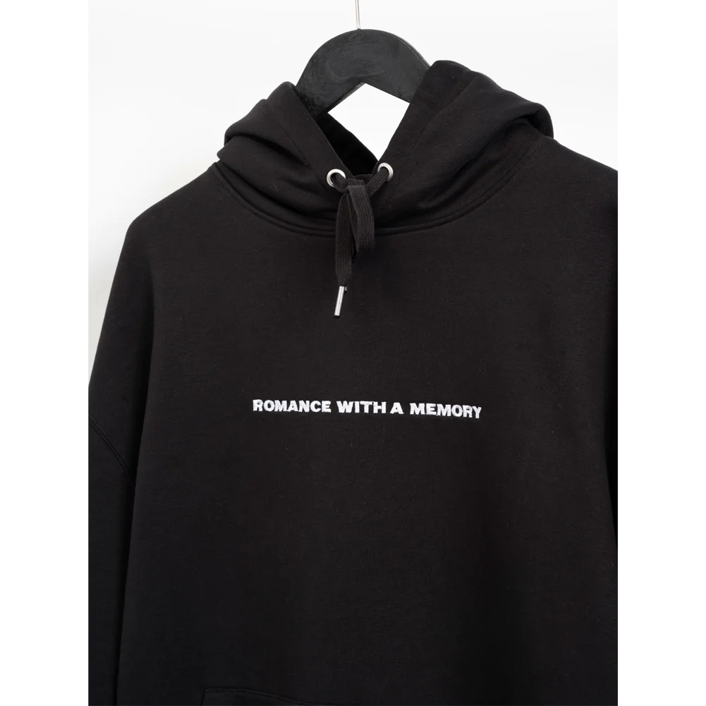 ROMANCE WITH A MEMORY BLACK HOODIE