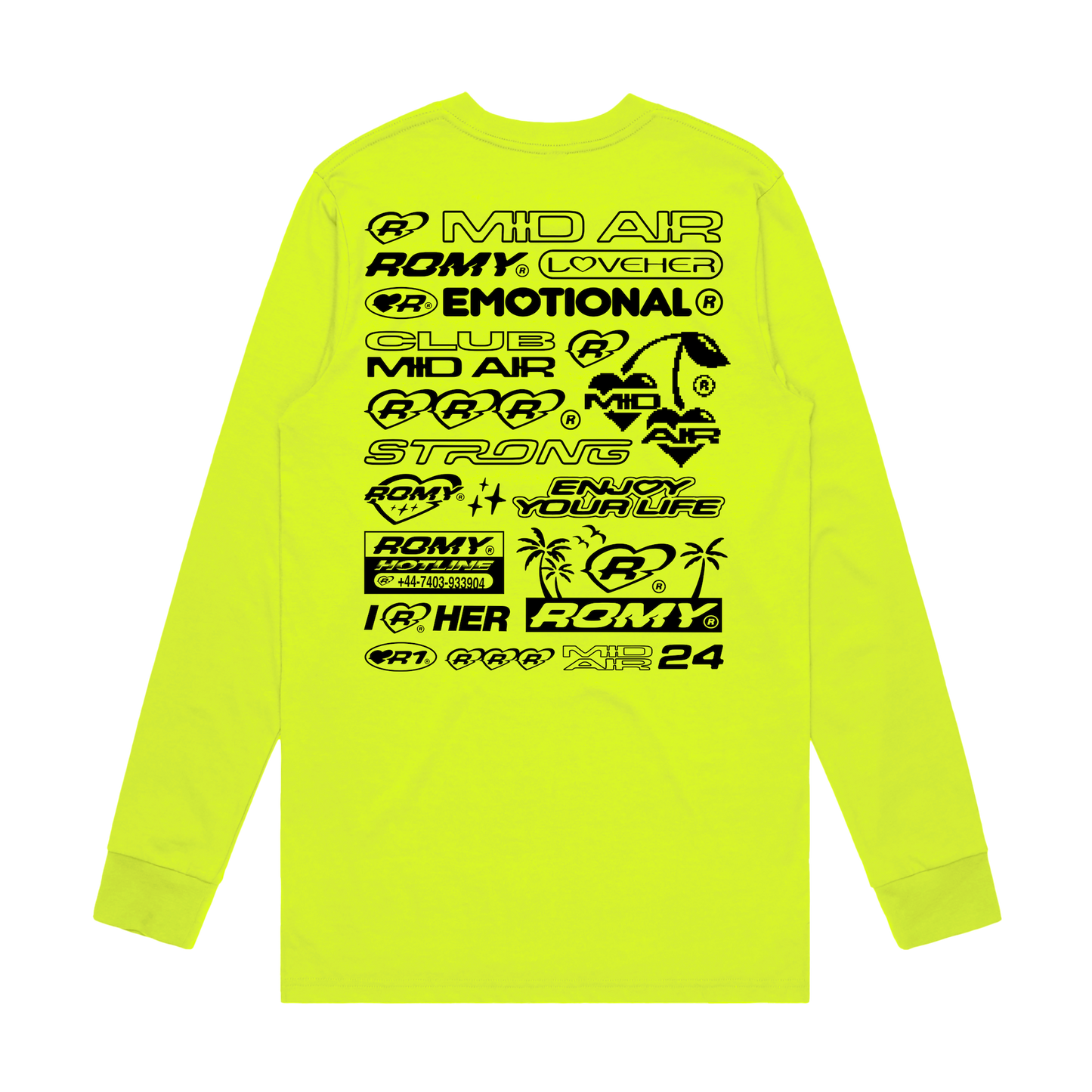 romy - mid air anniversary long sleeve tee