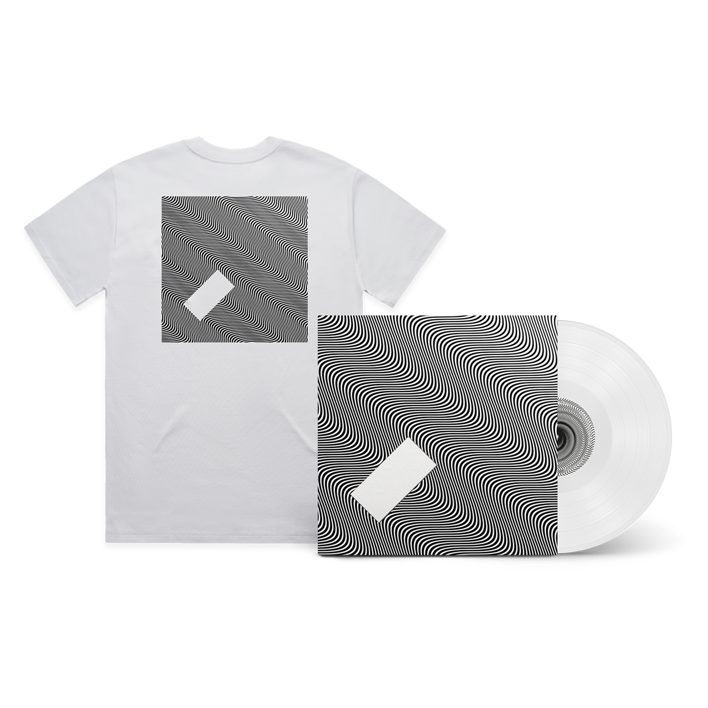 In Waves White LP + Tee Bundle