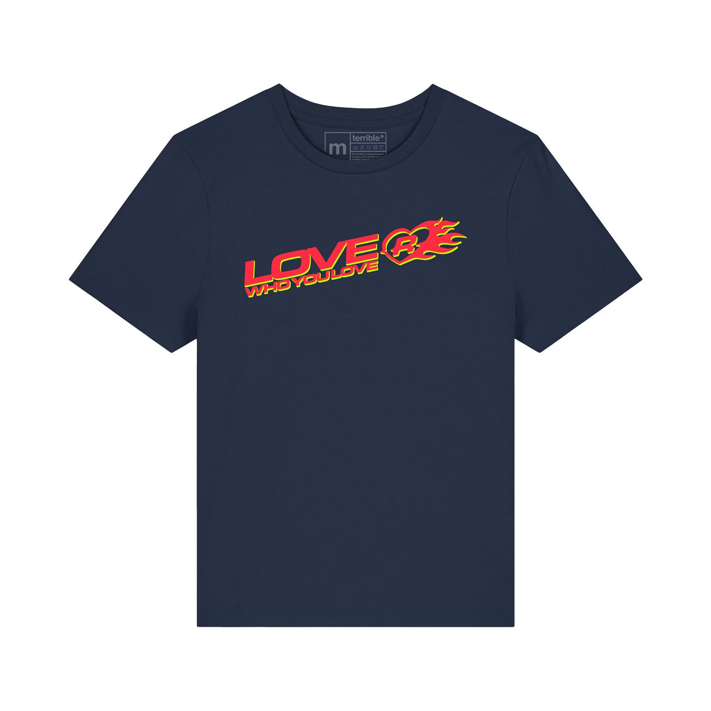romy - love who you love baby tee uk