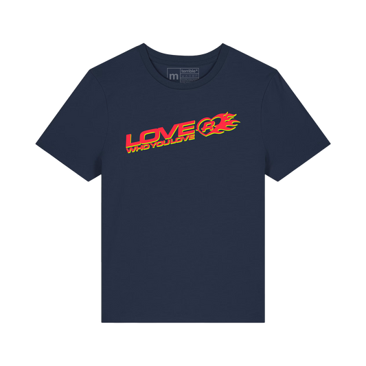 romy - love who you love baby tee uk